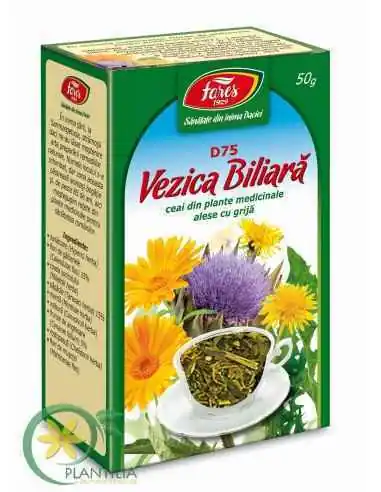 Ceai Vezica Biliara D75 50 g Fares, REMEDII NATURISTE