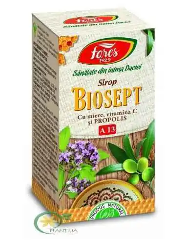 Sirop Biosept Miere  Propolis 100 ml Fares, SIROPURI