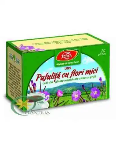 Ceai Pufulita cu Flori Mici 20 plicuri Fares, REMEDII NATURISTE