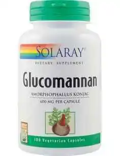 Glucomannan 600 mg 100 cps Solaray, Slabire
