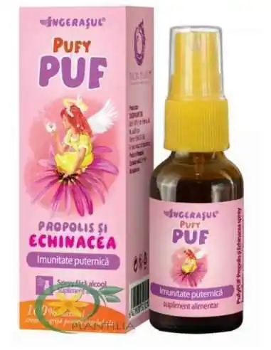 Pufy Puf Propolis si Echinacea Spray 20 ml Ingerasul, TINCTURI FARA ALCOOL