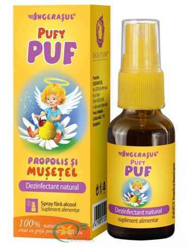 Pufy Puf Propolis si Musetel Spray 20 ml Ingerasul, TINCTURI FARA ALCOOL