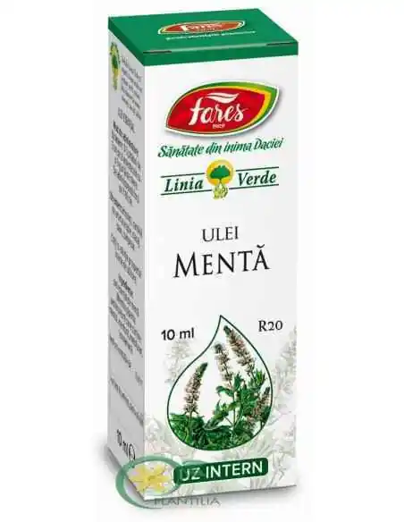 Ulei Esential Menta 10 ml Fares, ULEIURI ESENTIALE