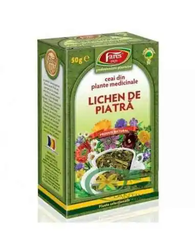 Ceai Lichen de Piatra 50g Fares, REMEDII NATURISTE