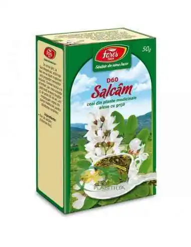 Ceai Salcam Flori 50g Fares, REMEDII NATURISTE