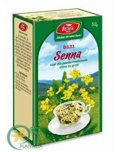 Ceai Senna Frunze 50g Fares, REMEDII NATURISTE