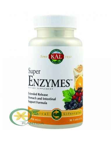Super Enzymes 30 tablete  Secom, REMEDII NATURISTE