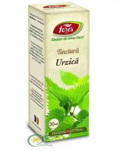 Tinctura Urzica 30ml Fares, TINCTURI CU ALCOOL