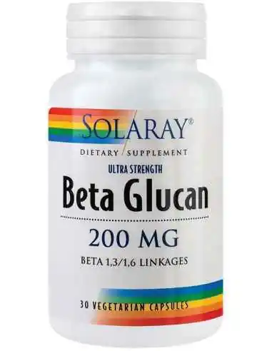 Beta Glucan 200mg 30 capsule vegetale Solaray, Tulburari Hormonale