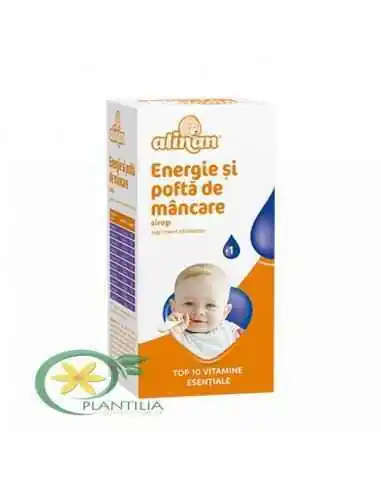 Alinan Energie si Pofta de Mancare Sirop 150ml Fiterman, VITAMINE SI MINERALE