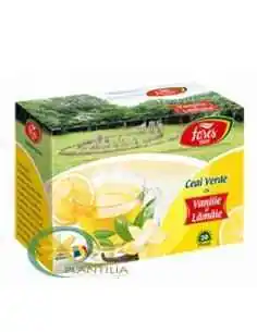 Ceai Verde cu Lamaie și Vanilie 20 plicuri Fares 2