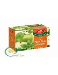 Ceai cu Mere Verzi si Melissa 20 plicuri Fares, Fortificarea organismului