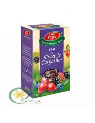 Ceai cu Fructele Carpatilor 75g Fares, Fortificarea organismului