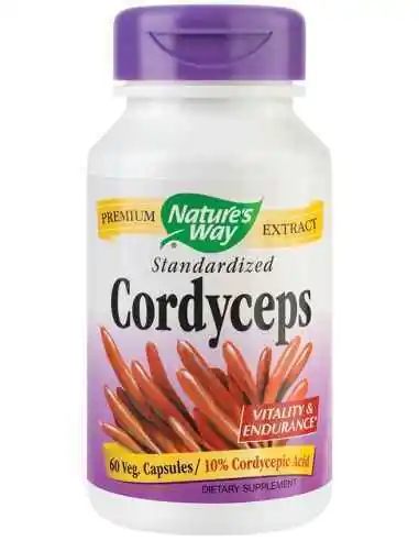 Cordyceps SE 500mg 60 capsule vegetale Nature's Way, Tulburari Hormonale