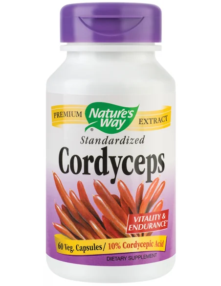 Cordyceps SE 500mg 60 capsule vegetale Nature's Way, Tulburari Hormonale