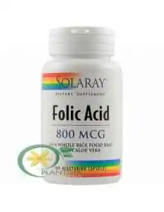 Acid Folic 800mcg 100 cps Solaray Secom 2