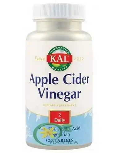 Apple Cider Vinegar (Otet de mere) 500mg 120 tablete Kal Secom, Slabire