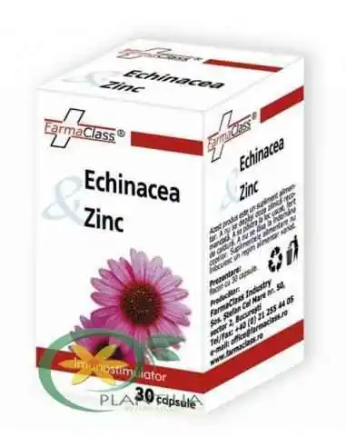 Echinacea si Zinc 30cps FarmaClass, REMEDII NATURISTE