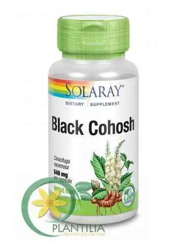 Black Cohosh 60 capsule Solaray Secom, Tulburari Hormonale