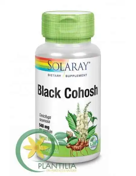 Black Cohosh 60 capsule Solaray Secom, Tulburari Hormonale