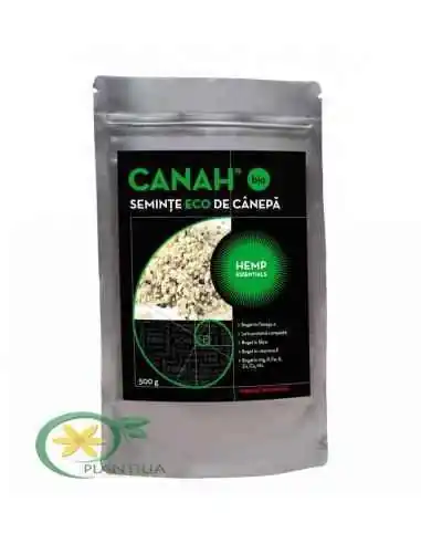 SEMINŢE DE CÂNEPĂ DECORTICATE BIO 500 g CANAH, Tulburari Hormonale