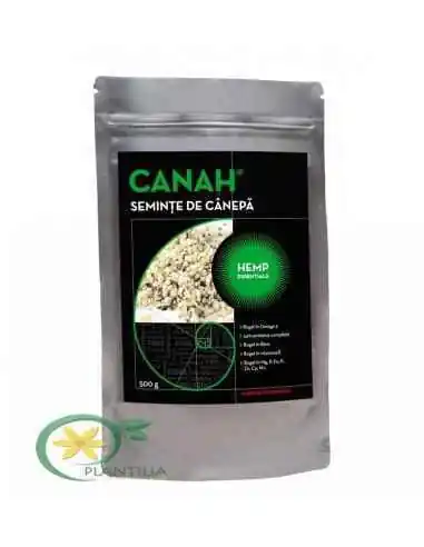 SEMINŢE DE CÂNEPĂ DECORTICATE 500 g CANAH, Tulburari Hormonale