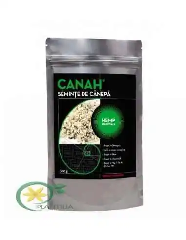 SEMINŢE DE CÂNEPĂ DECORTICATE 300 g CANAH, Tulburari Hormonale