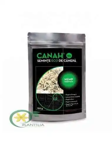 SEMINŢE DE CÂNEPĂ DECORTICATE BIO 100 g CANAH, Tulburari Hormonale