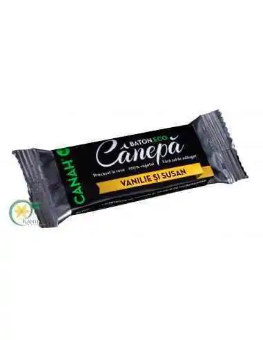 Baton de Canepa cu Vanilie si Susan Bio 48g Canah, REMEDII NATURISTE