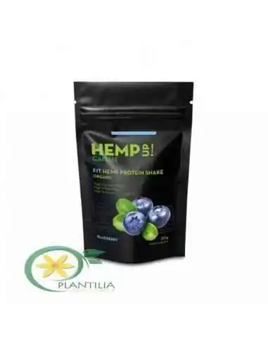 Fit Shake Proteic de Canepa si Afine Bio 300g Canah, REMEDII NATURISTE