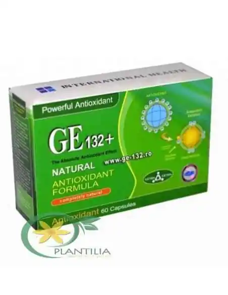 Antioxidant GE132+ Natural 60cps International Health, REMEDII NATURISTE