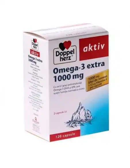 Omega 3 Extra 1000mg 120cps  Doppel Herz, Sistemul nervos