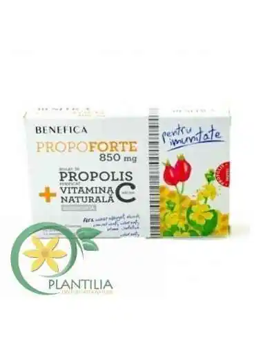 Pachet Propoforte 850mg 10cpr 17buc Benefica, REMEDII NATURISTE