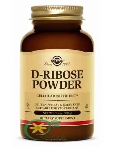 D-Ribose Powder 150g Solgar, REMEDII NATURISTE