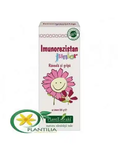 Imunorezistan junior 135ml PlantExtrakt, REMEDII NATURISTE