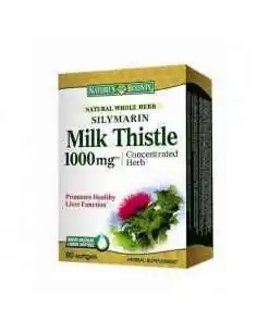 Silymarin Milk Thistle 1000mg  60 capsule Nature's Bounty, REMEDII NATURISTE