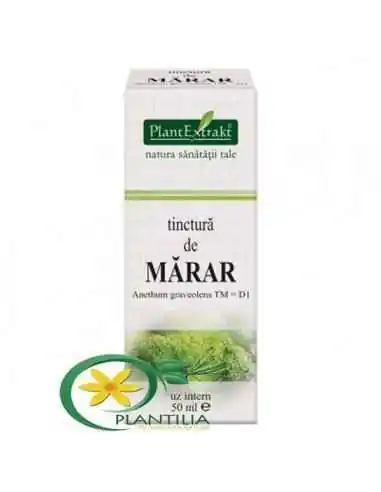 Tinctura de Marar 50ml PlantExtrakt, TINCTURI CU ALCOOL