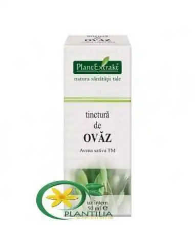 Tinctura de Ovaz 50ml PlantExtrakt, TINCTURI CU ALCOOL