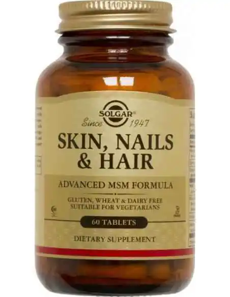 Skin Nails And Hair Formula 60tb (Pentru piele, unghii si par) SOLGAR, Sanatatea pielii