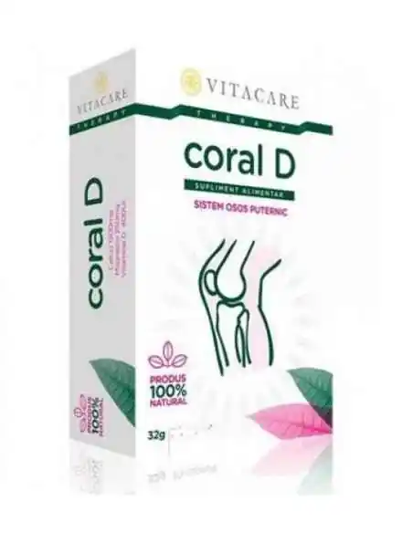 Coral D 90cps Vitacare, VITAMINE SI MINERALE