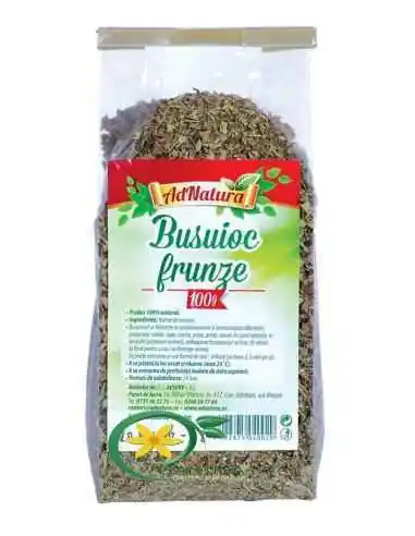 Busuioc Frunze 100g AdNatura, REMEDII NATURISTE