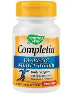 Completia Diabetic Multi-Vitamin (fara fier) 30tb Nature's Way, VITAMINE SI MINERALE