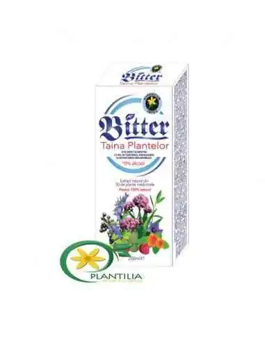 Bitter Taina Plantelor fara Alcool 200 ml Hypericum, VITAMINE SI MINERALE