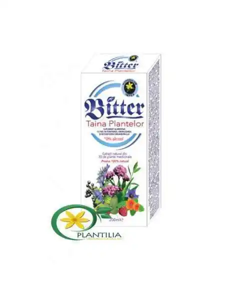 Bitter Taina Plantelor fara Alcool 200 ml Hypericum, VITAMINE SI MINERALE
