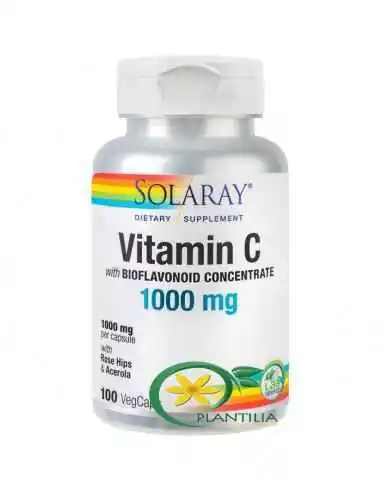 Vitamin C 1000mg 100 cps Secom, VITAMINE SI MINERALE