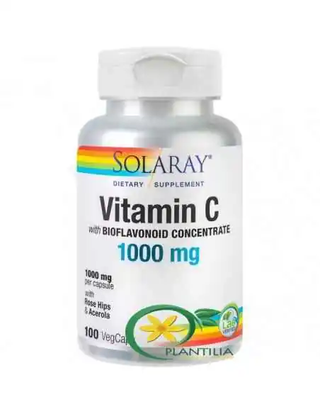 Vitamin C 1000mg 100 cps Secom, VITAMINE SI MINERALE