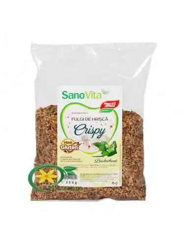 Crispy Fulgi de Hrisca 250g SanoVita, REDUCERI