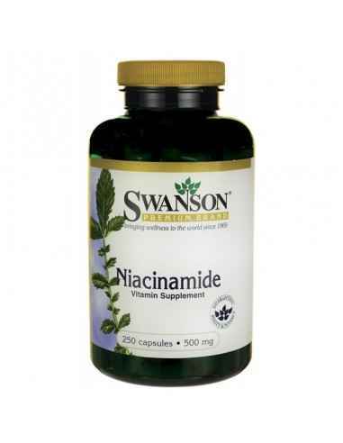 VITAMINA B3 (NIACINAMIDA) 500MG 250CPS SWANSON, Terapia Diabetului