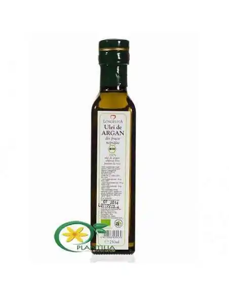 Ulei de Argan BIO 250 ml Longevita, ULEIURI VEGETALE