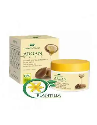 Crema Restructuranta Noapte cu Argan Cosmetic Plant, Sanatatea pielii